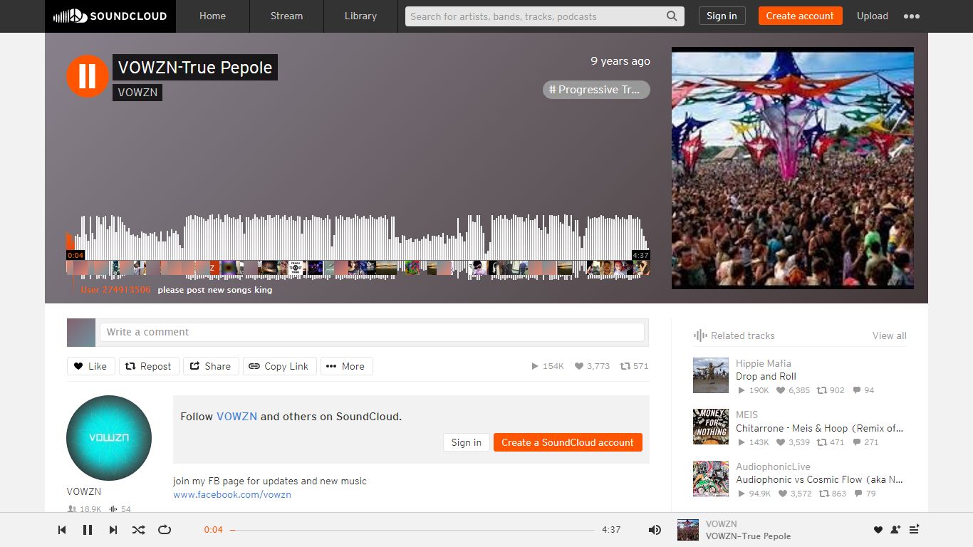 Stream VOWZN-True Pepole by VOWZN - SoundCloud